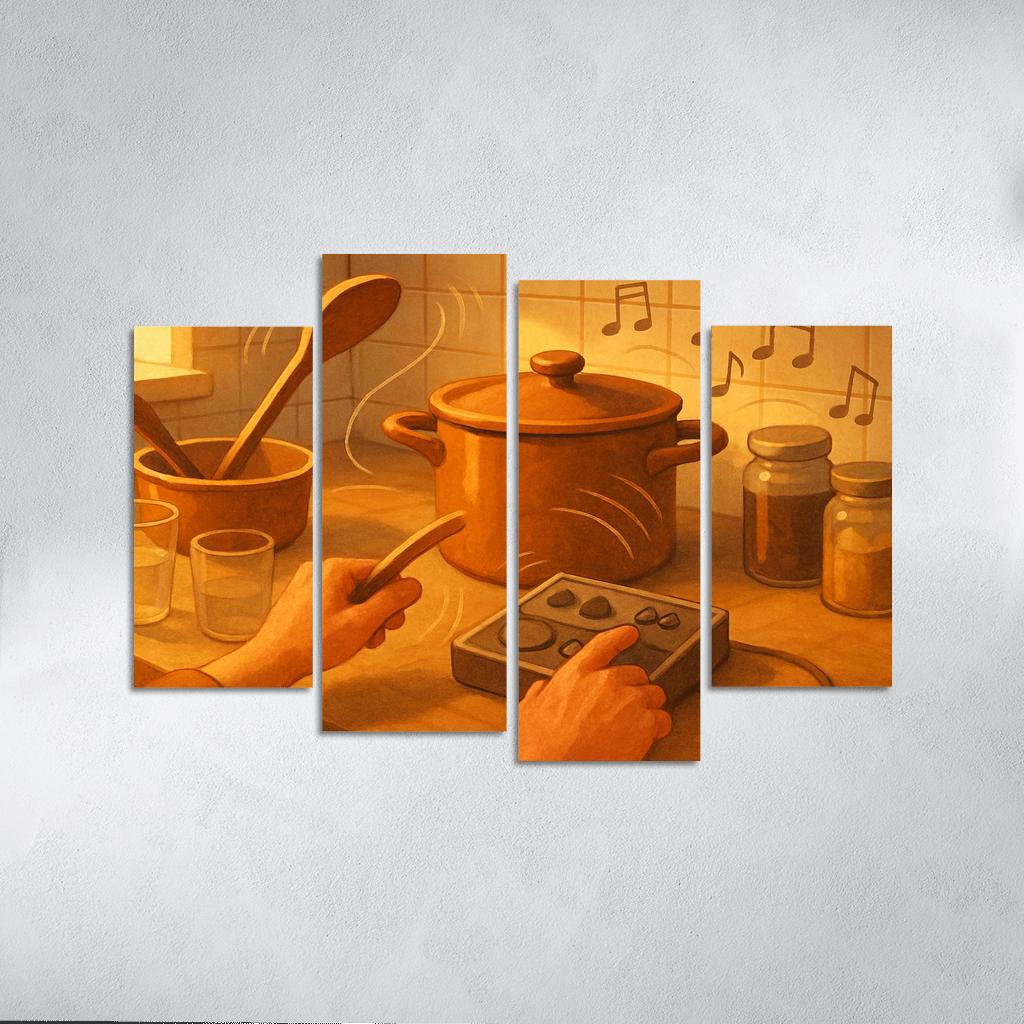 Kitchen Soundscapes And Rhythm Craft custom paintings frame