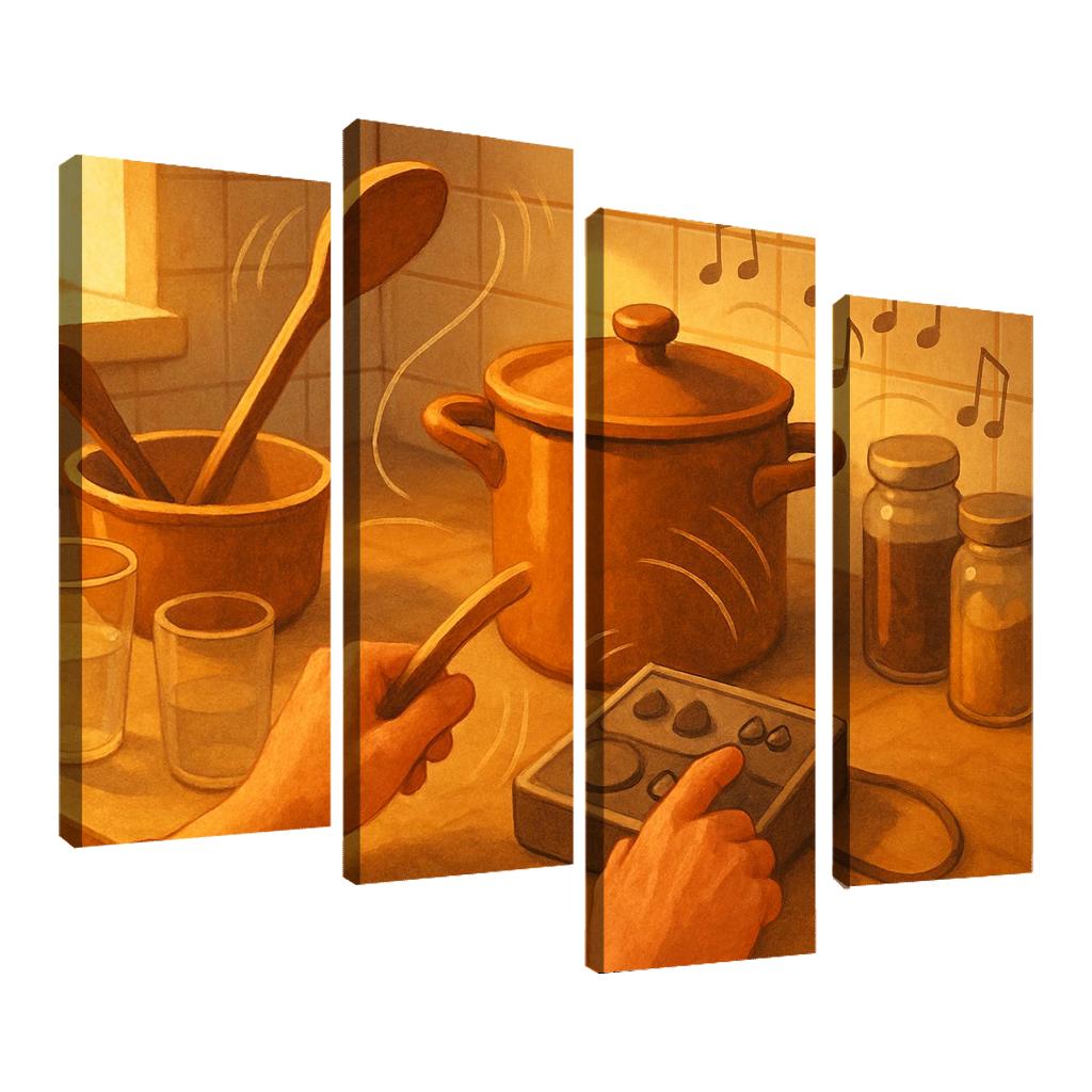 Kitchen Soundscapes And Rhythm Craft custom paintings frame