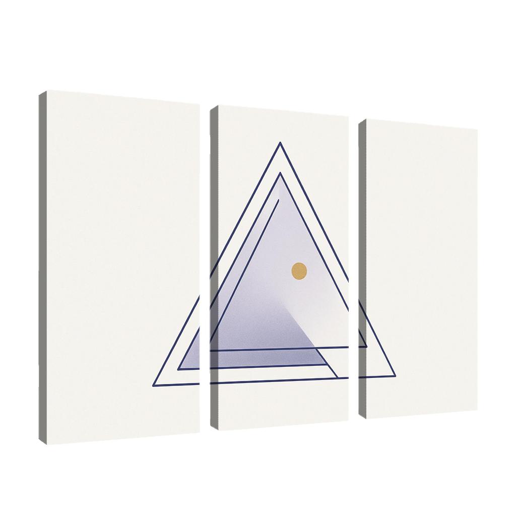 Breath Between Triads abstract paintings frame