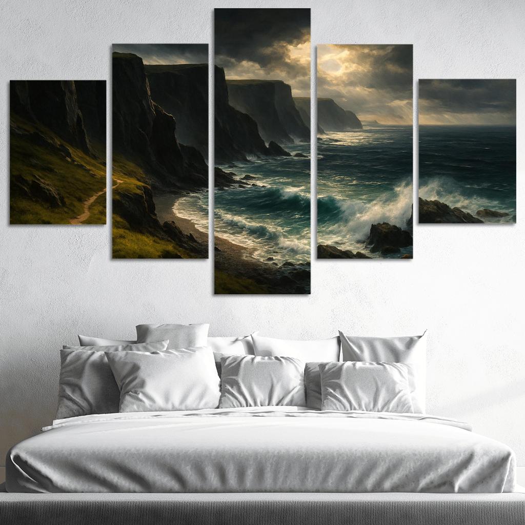Stormglass Clifftop Shore wall decor