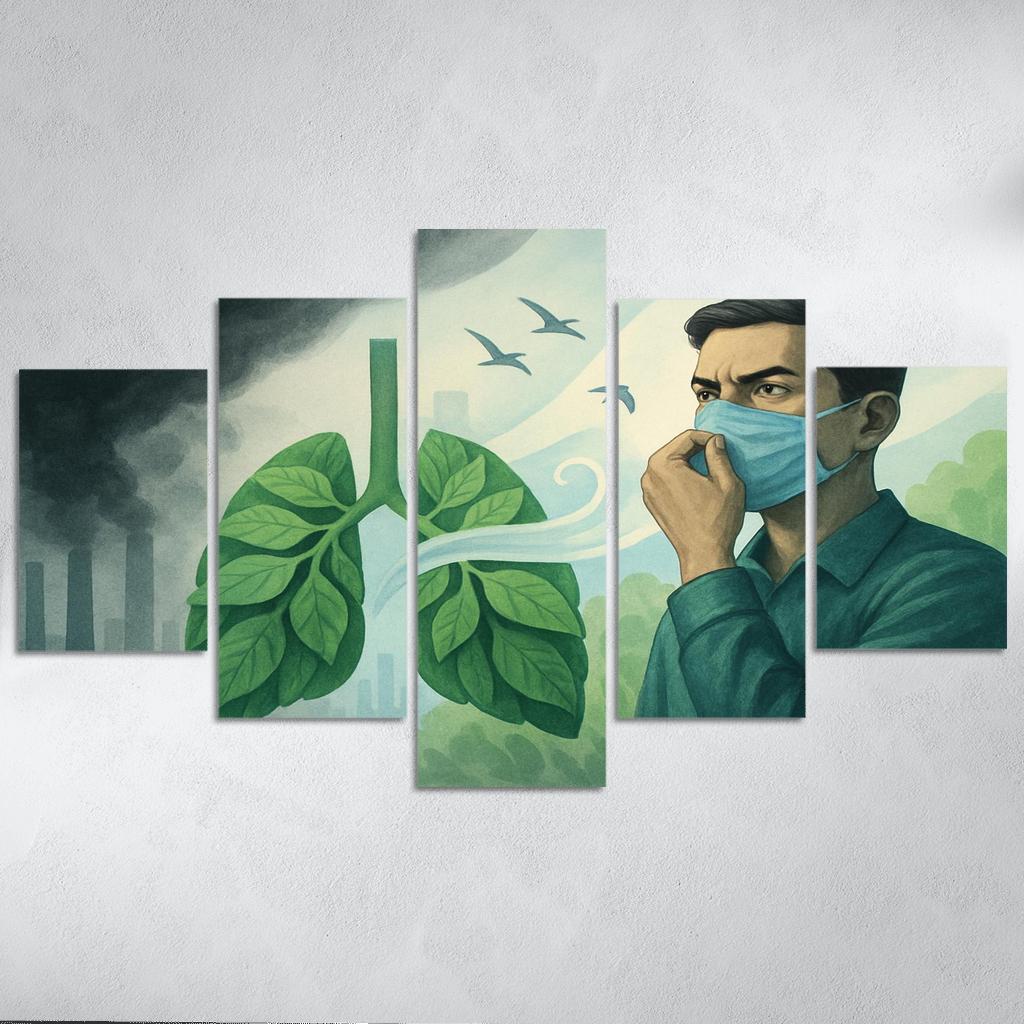 Right To Breathe Clean Air Justice oil paintings frame