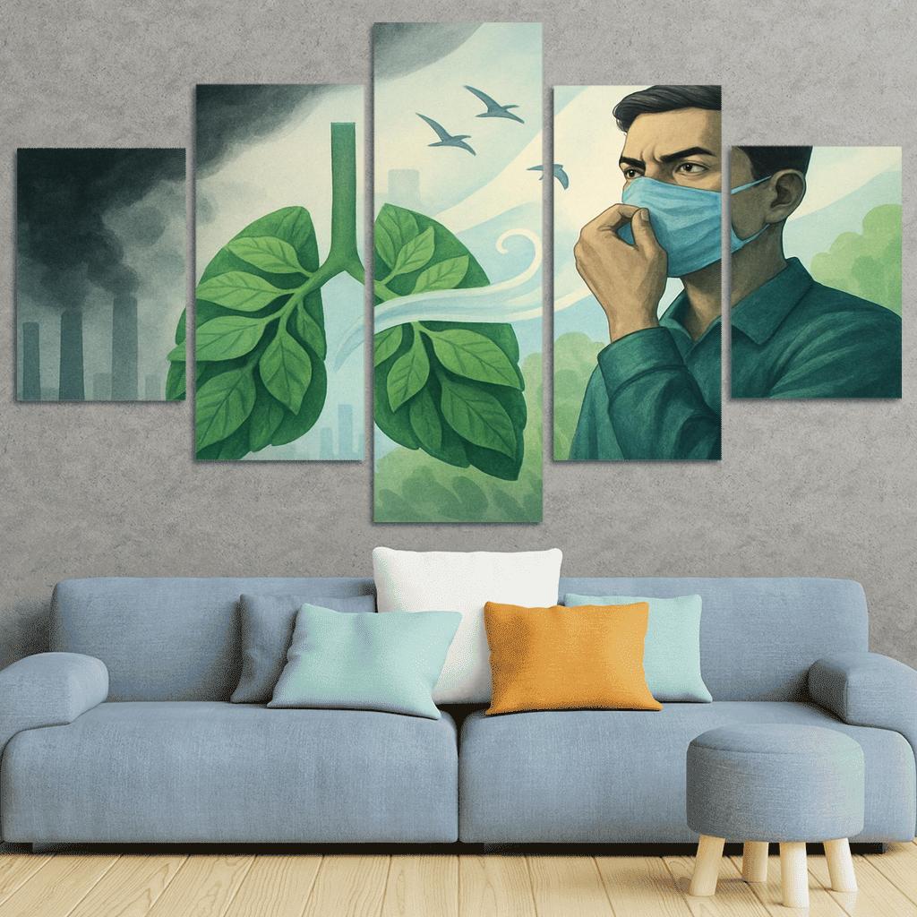 Right To Breathe Clean Air Justice oil paintings frame