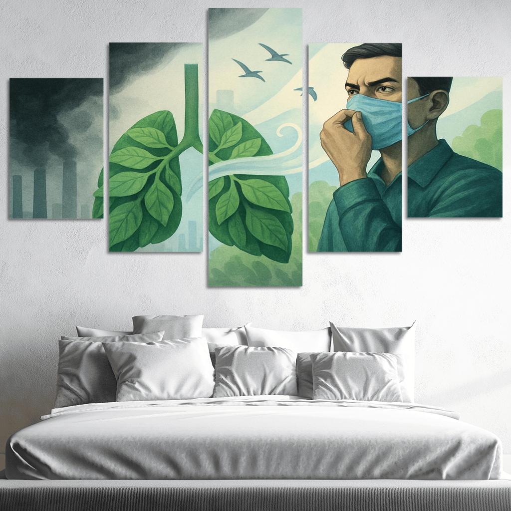 Right To Breathe Clean Air Justice oil paintings frame