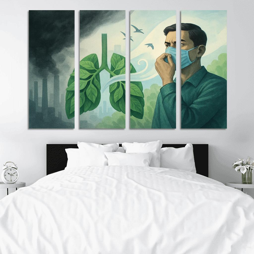 Right To Breathe Clean Air Justice oil paintings frame