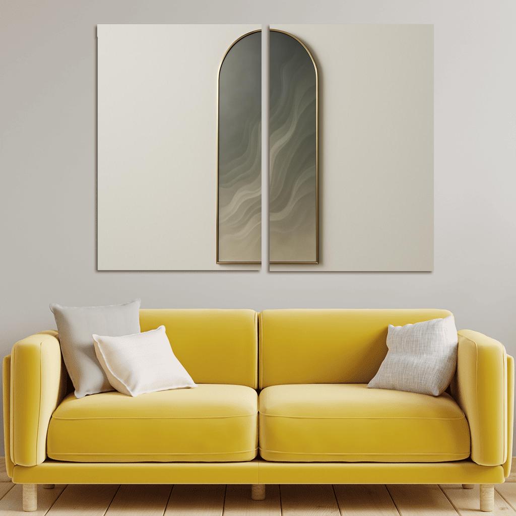 Etched Mirror Aurora Panel one-piece frames