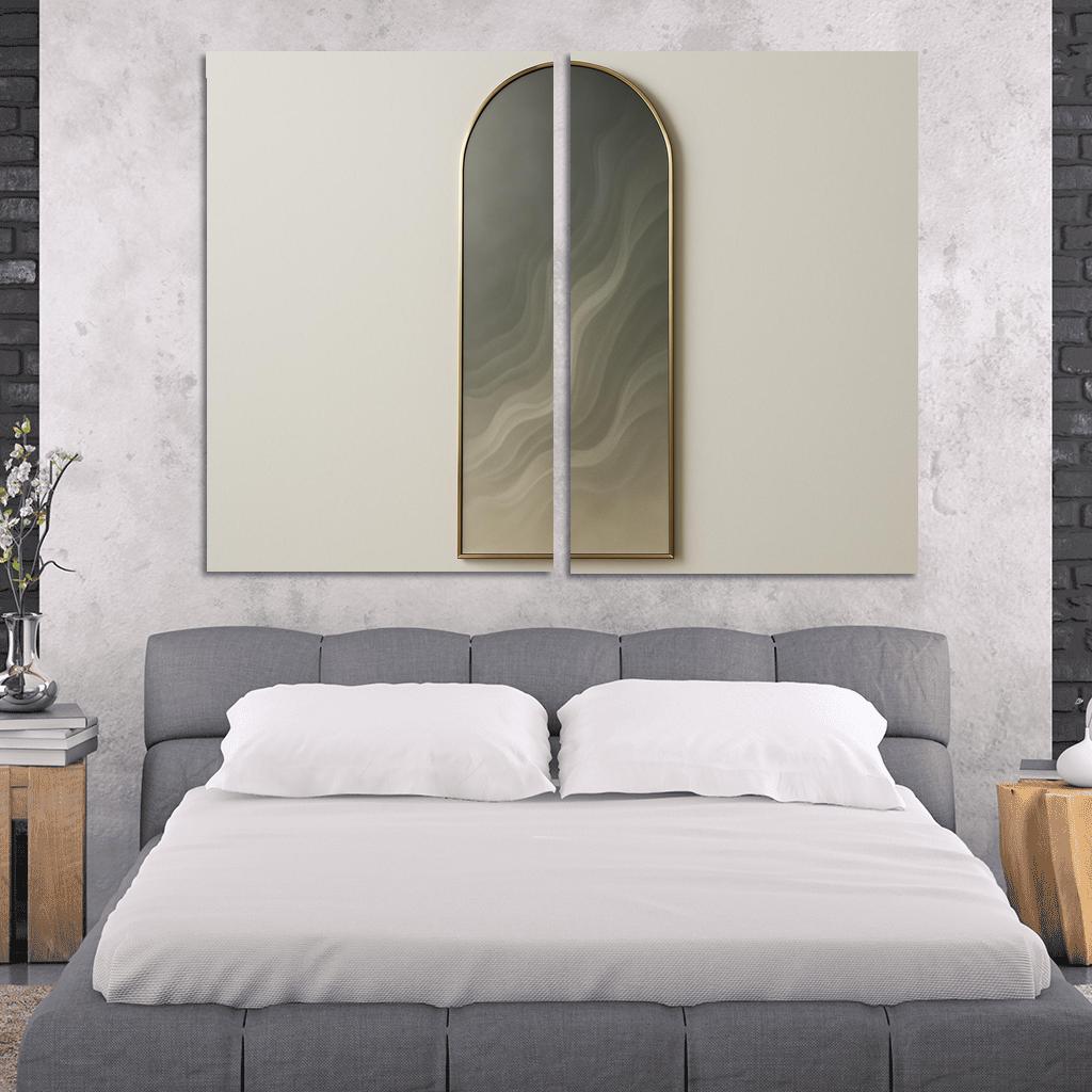 Etched Mirror Aurora Panel one-piece frames
