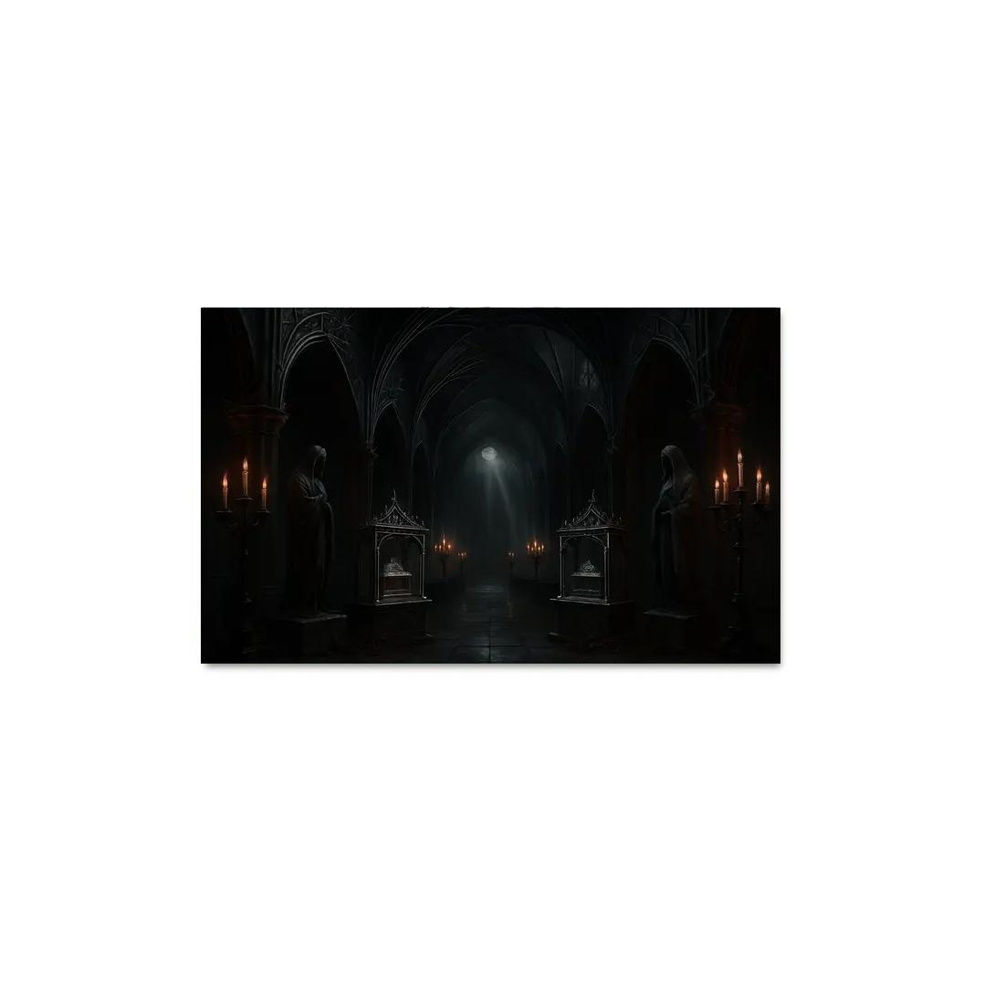 Thorned Reliquary Hall canvas paintings frame