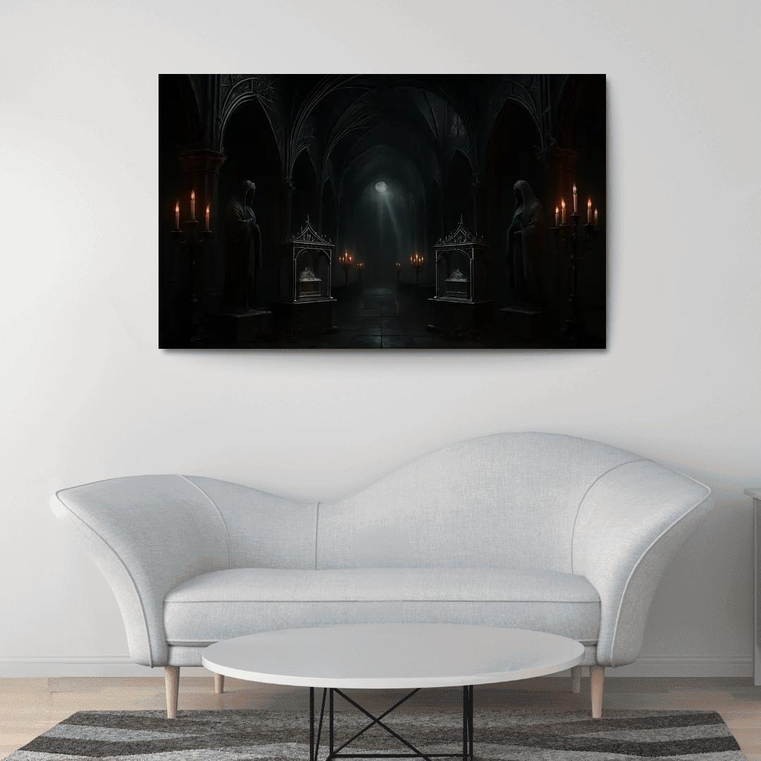 Thorned Reliquary Hall canvas paintings frame