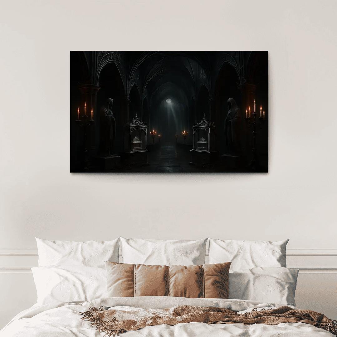Thorned Reliquary Hall canvas paintings frame