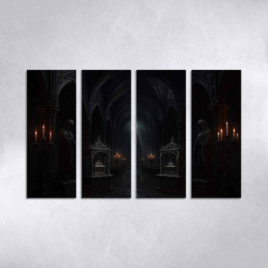Thorned Reliquary Hall canvas paintings frame