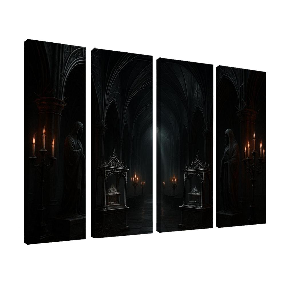 Thorned Reliquary Hall canvas paintings frame