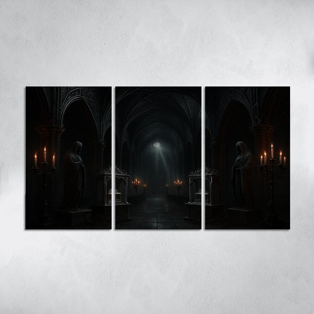 Thorned Reliquary Hall canvas paintings frame