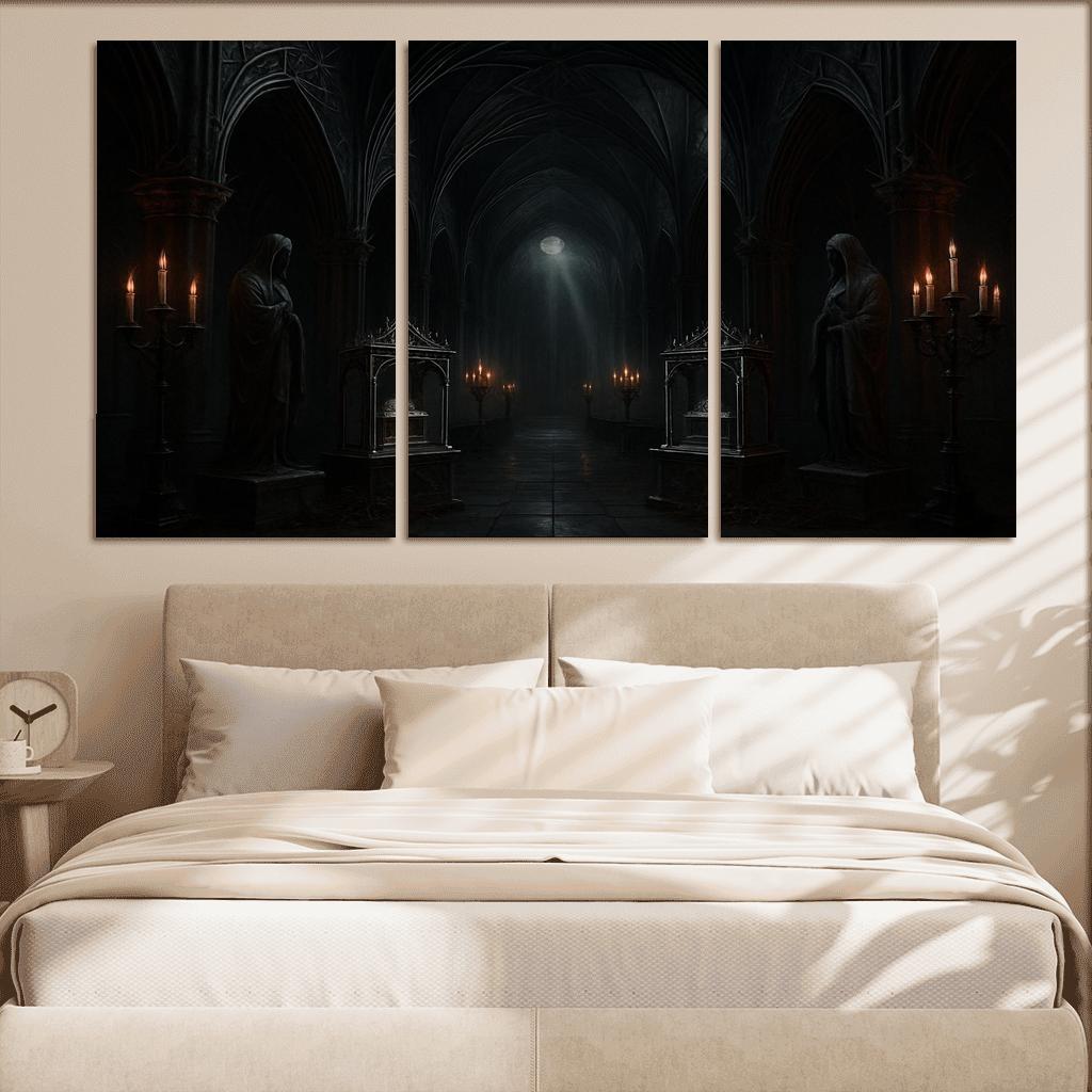 Thorned Reliquary Hall canvas paintings frame