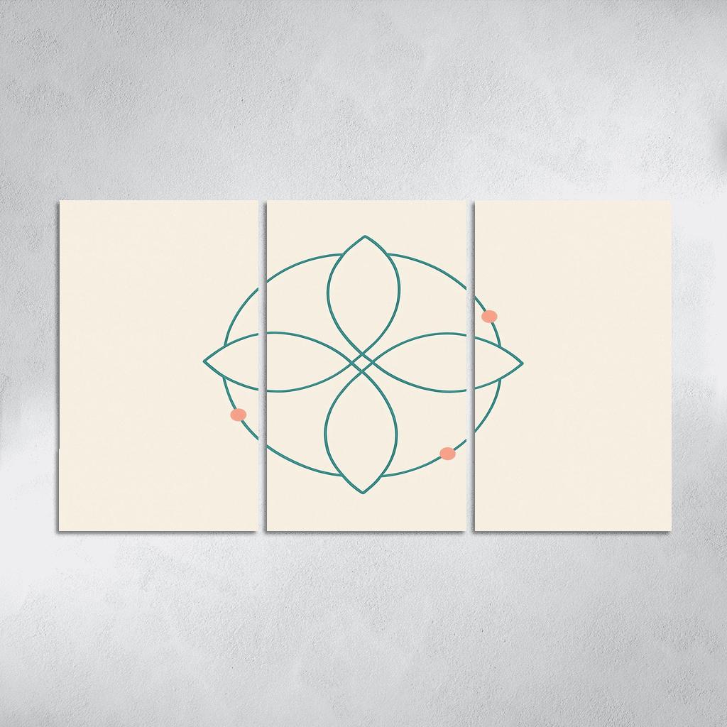 Silent Orbit Of Petals premium artwork frames