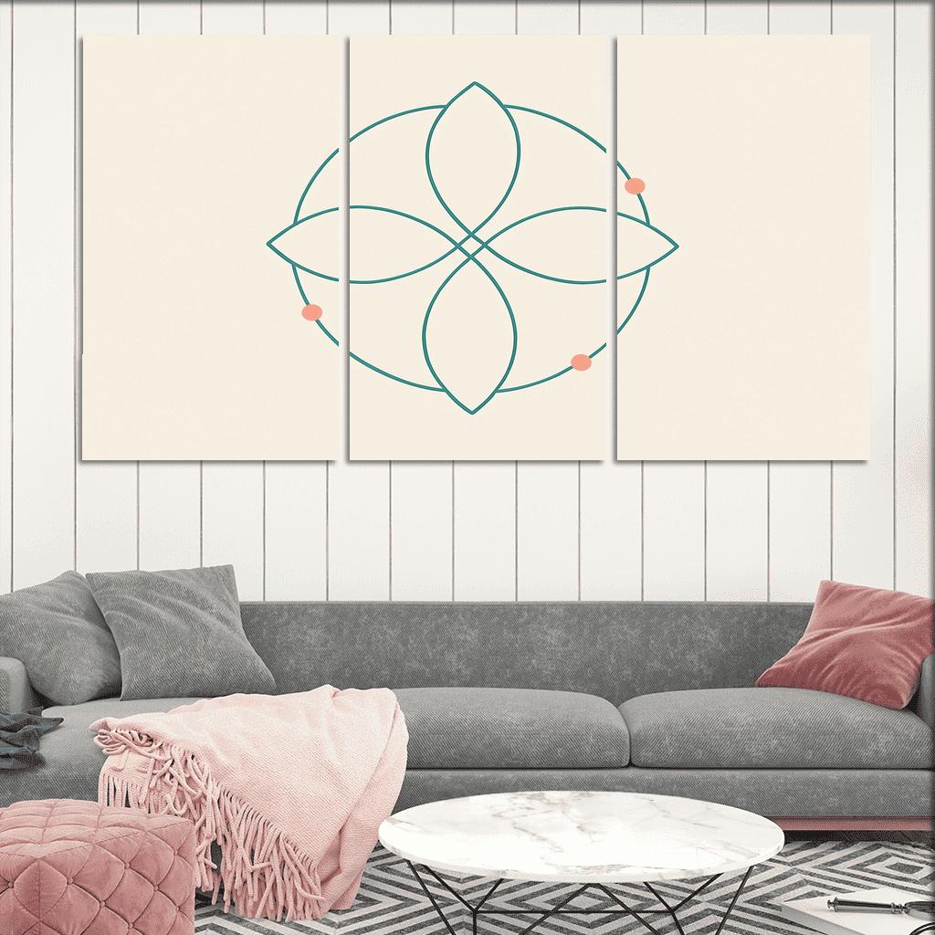 Silent Orbit Of Petals premium artwork frames