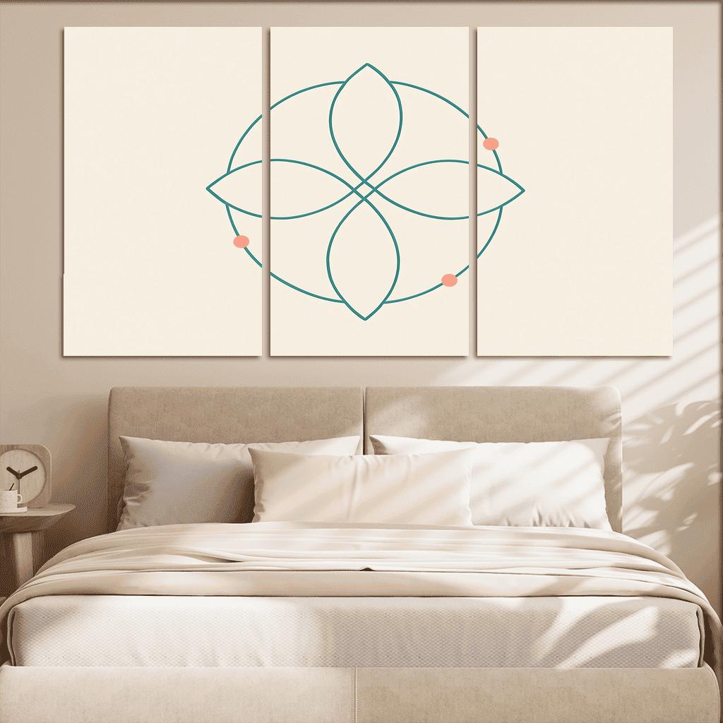 Silent Orbit Of Petals premium artwork frames