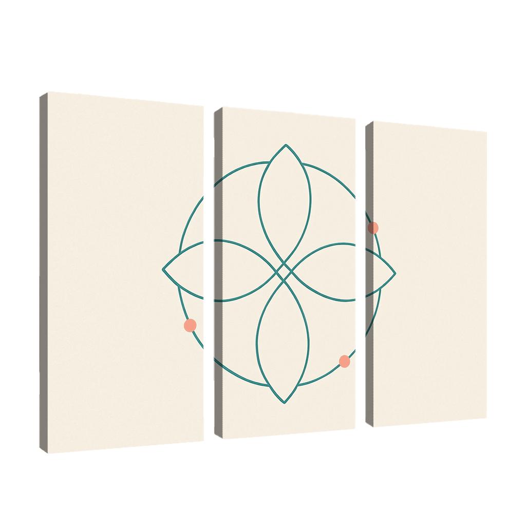 Silent Orbit Of Petals premium artwork frames