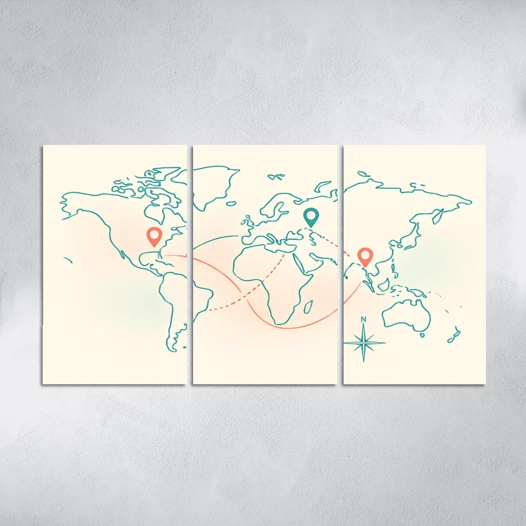 Celestial Currents home decor