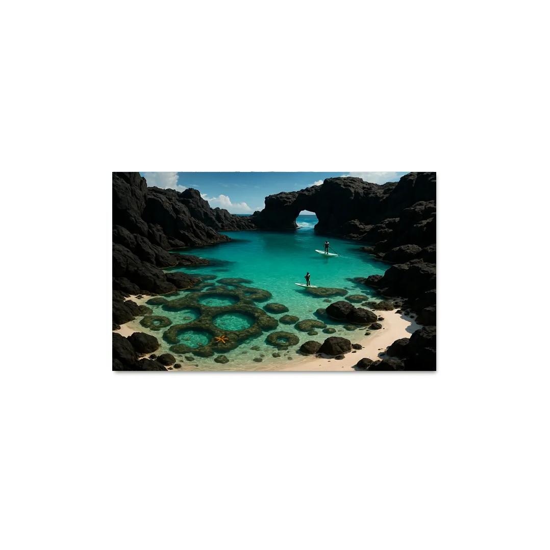 Crystal Lagoon Point premium artwork frames