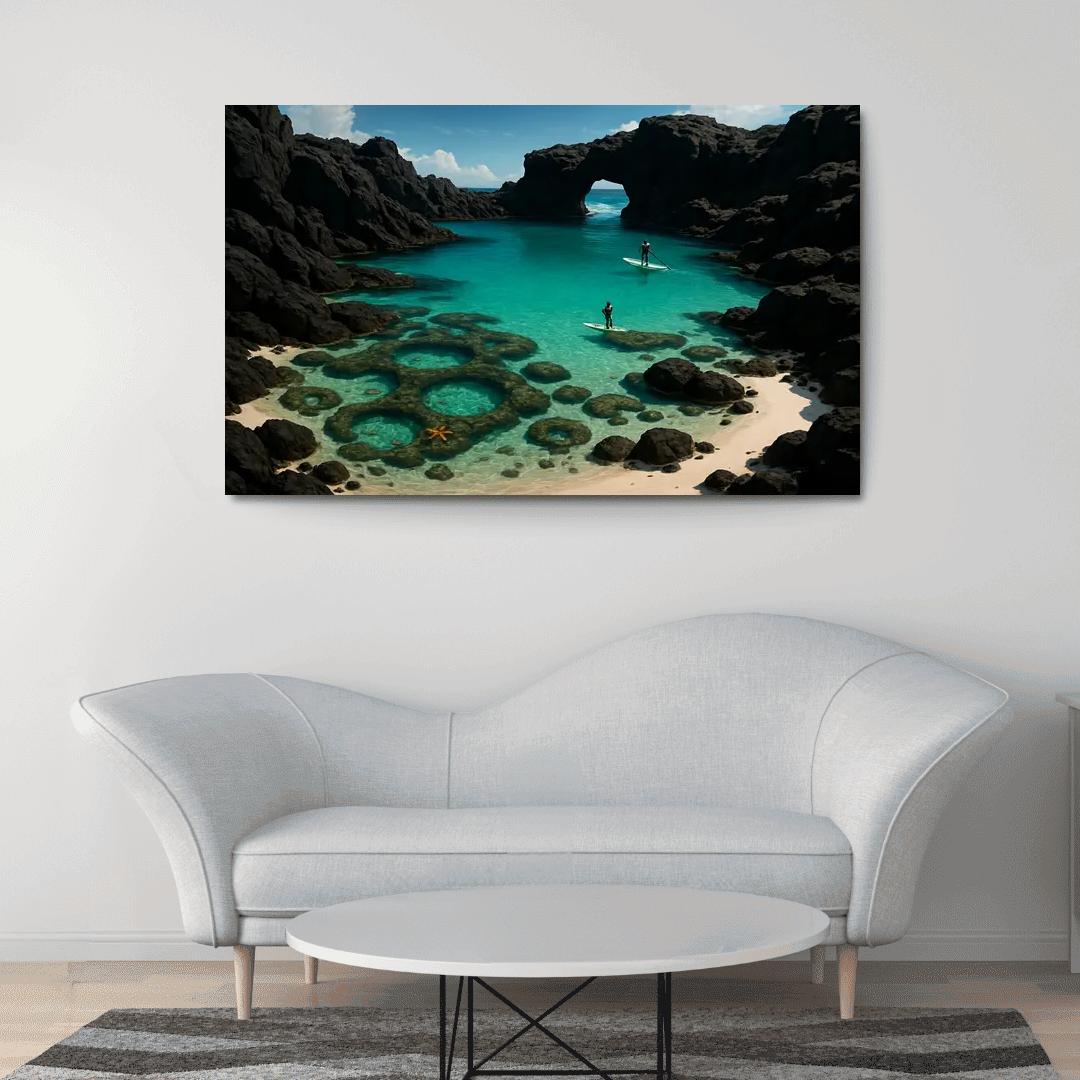 Crystal Lagoon Point premium artwork frames
