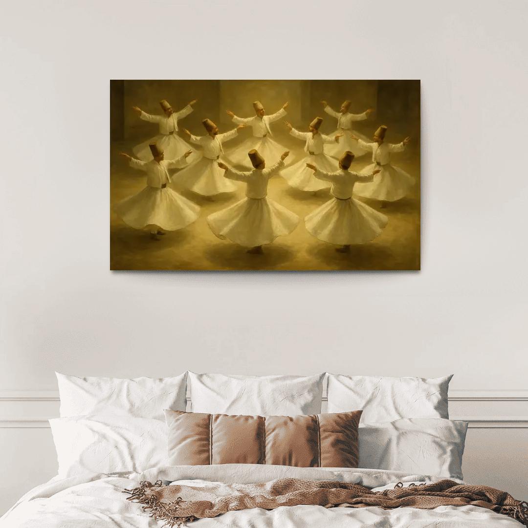 Whirling Sufi Devotion art trends