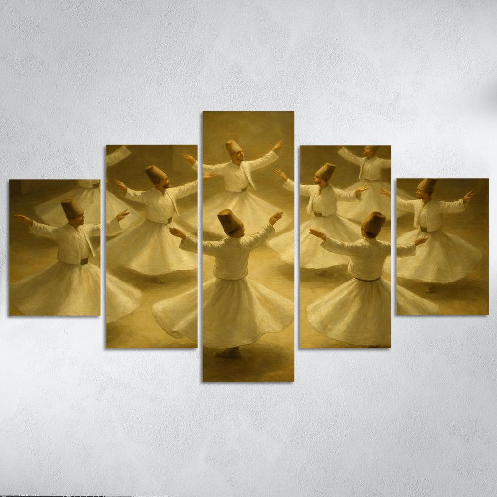 Whirling Sufi Devotion art trends