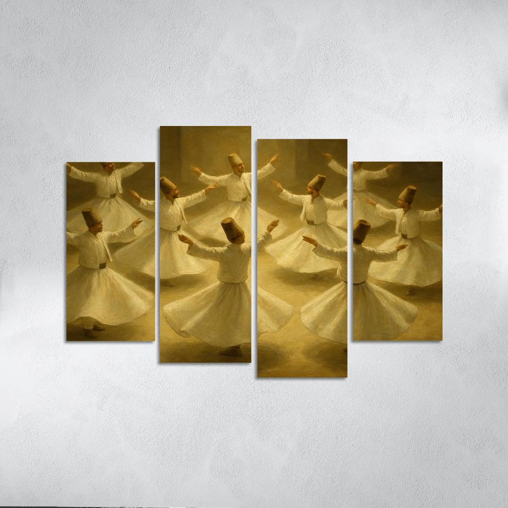 Whirling Sufi Devotion art trends