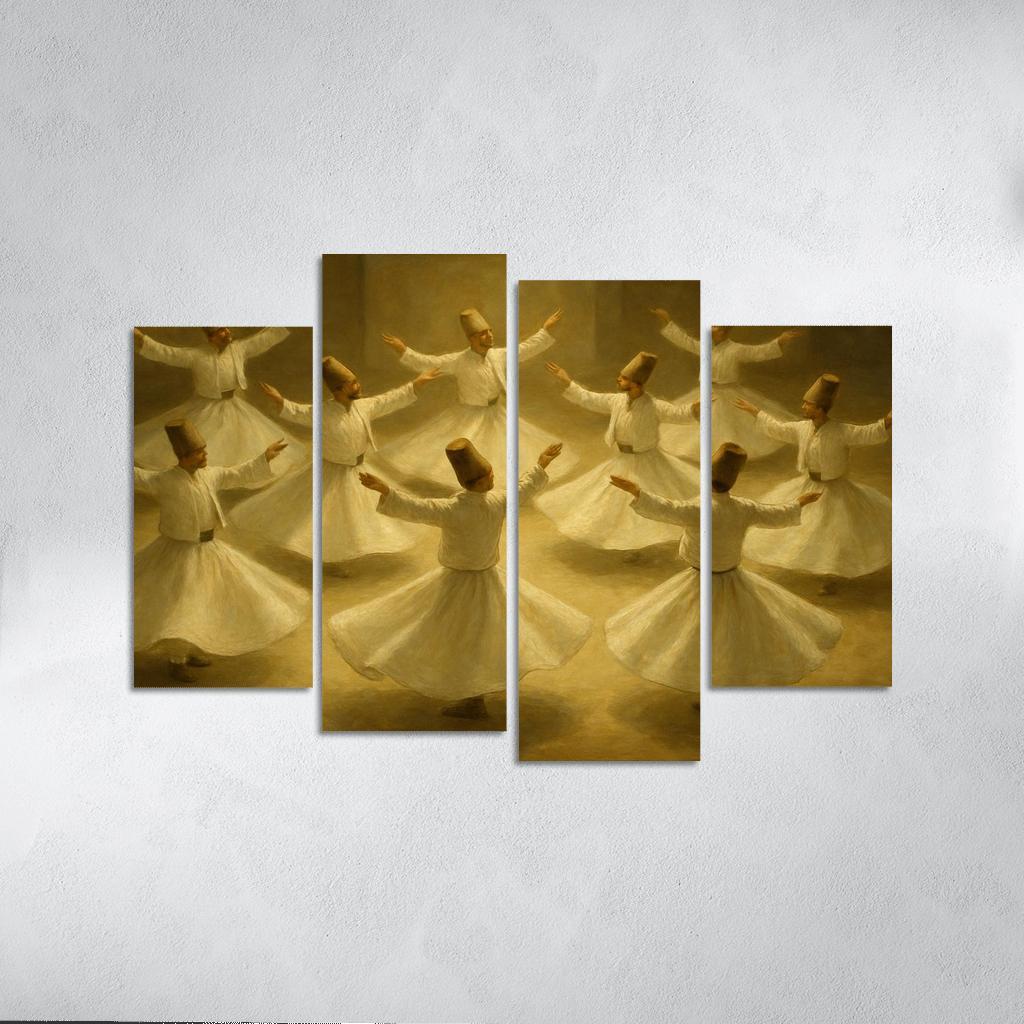 Whirling Sufi Devotion art trends