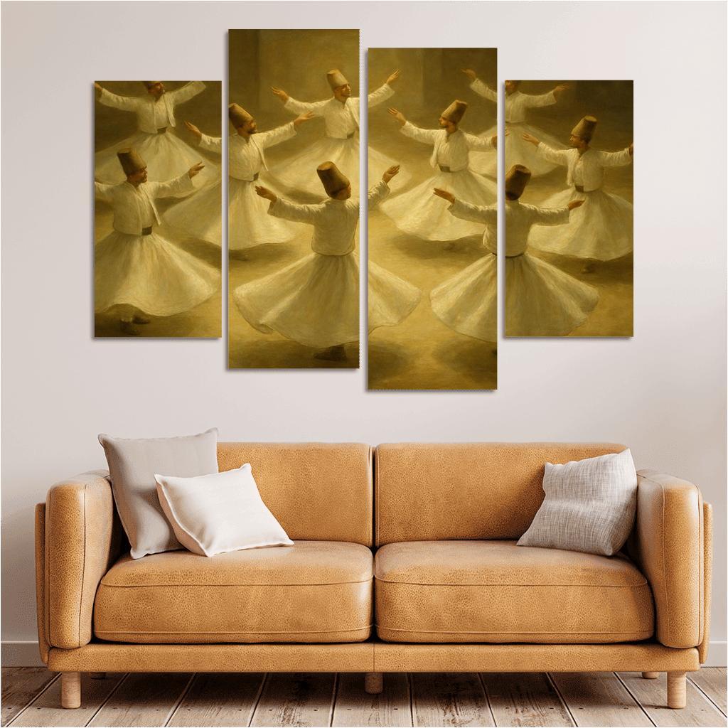 Whirling Sufi Devotion art trends