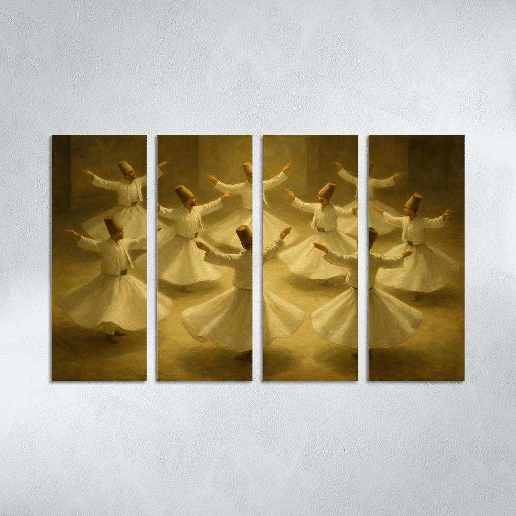 Whirling Sufi Devotion art trends
