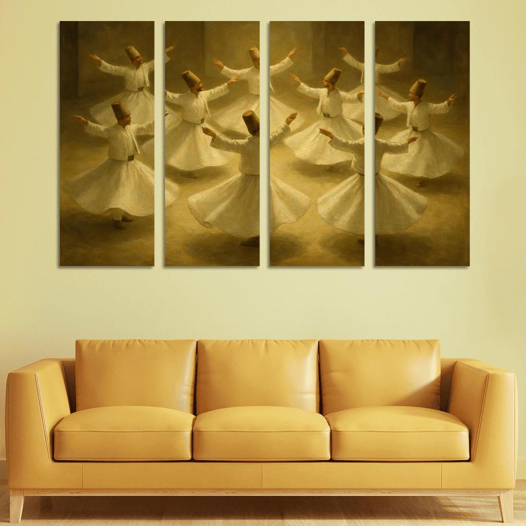 Whirling Sufi Devotion art trends