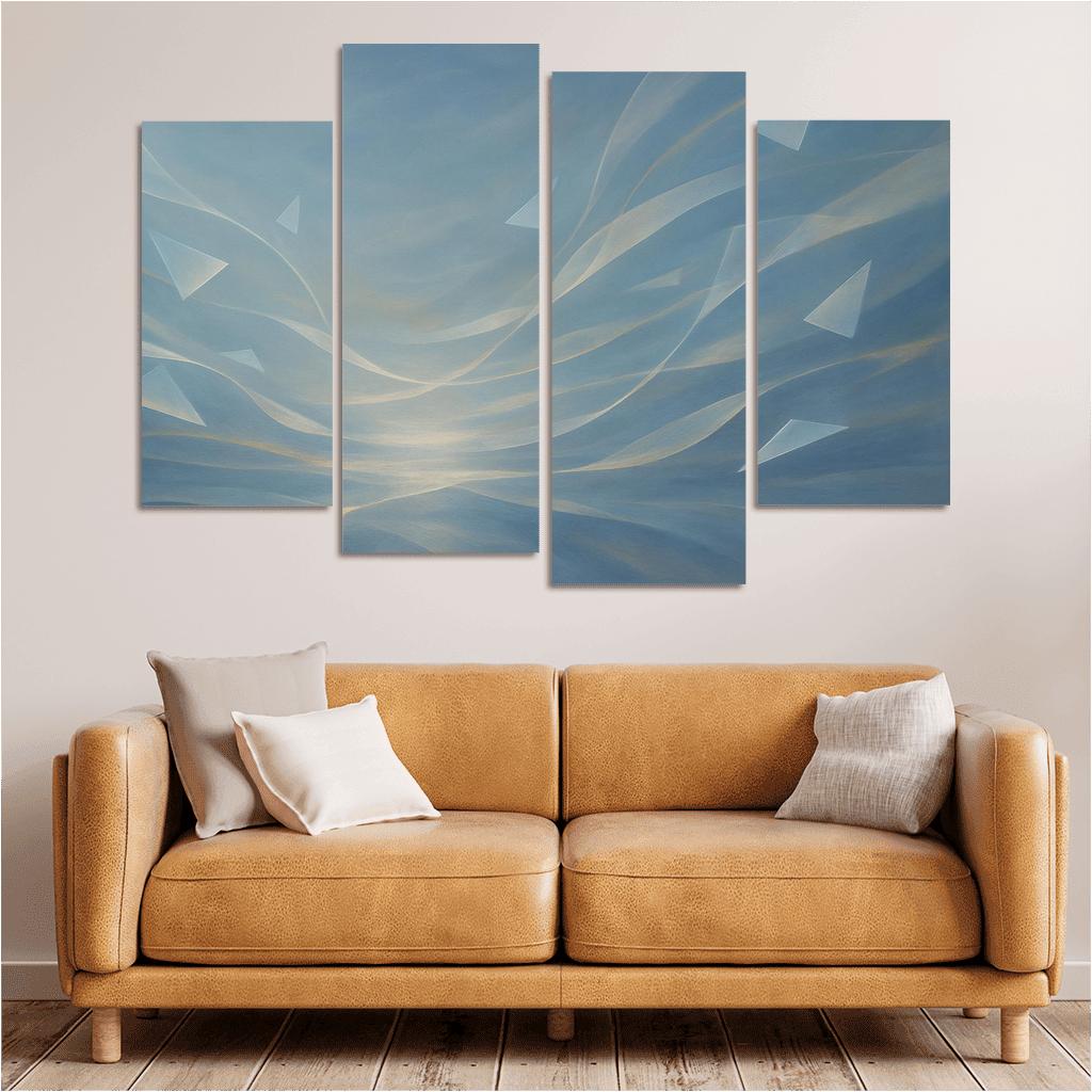 Symphony Of Unspoken Horizons canvas paintings frame