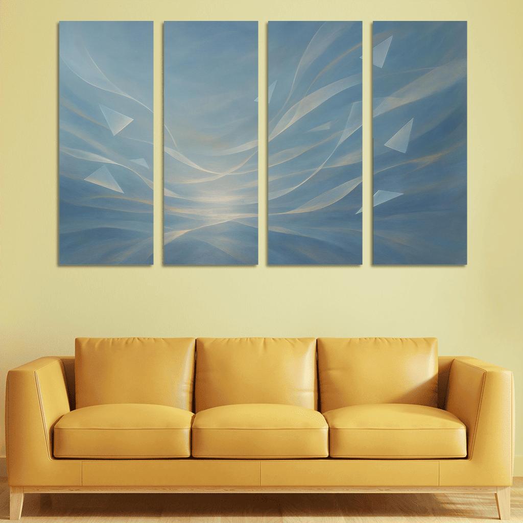 Symphony Of Unspoken Horizons canvas paintings frame