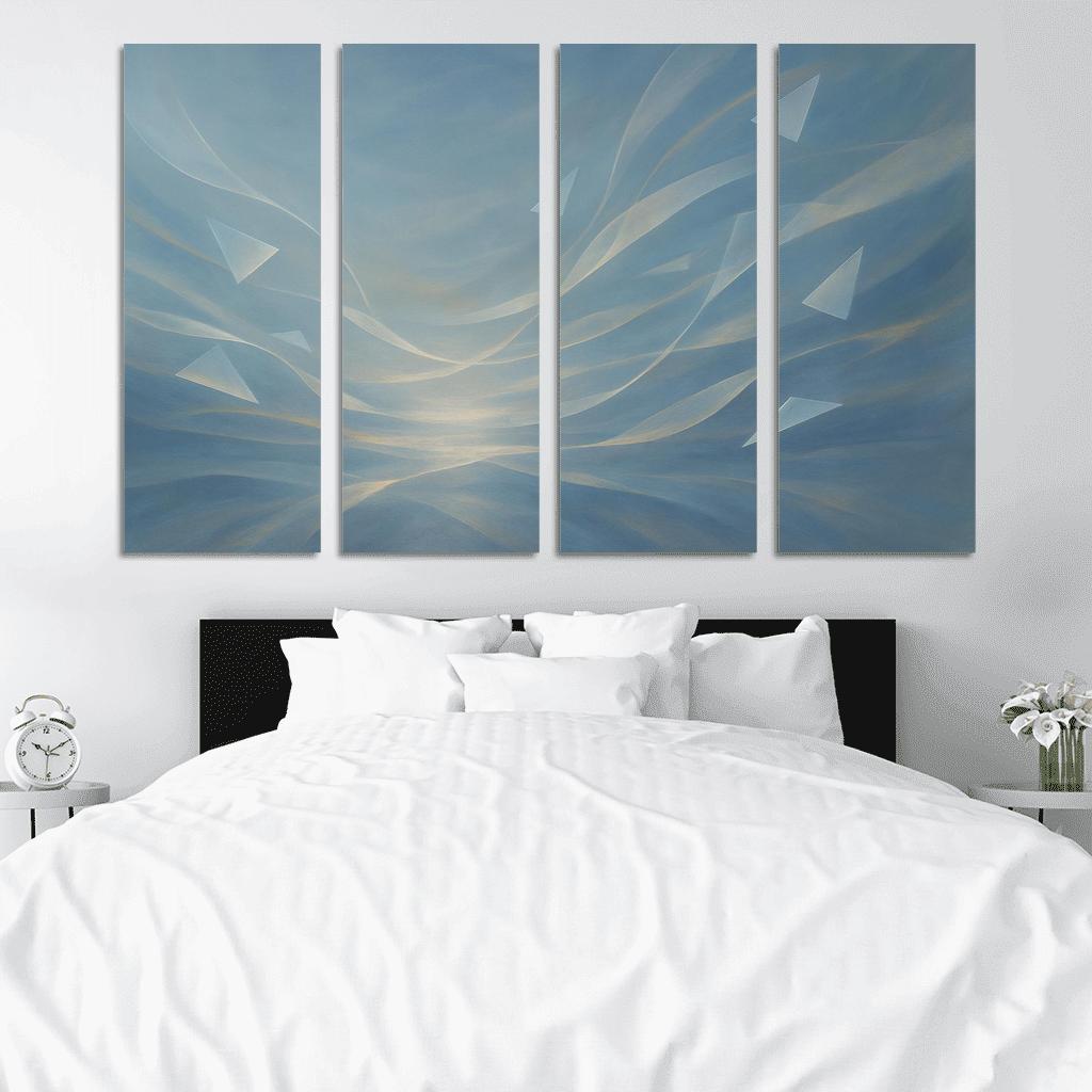 Symphony Of Unspoken Horizons canvas paintings frame