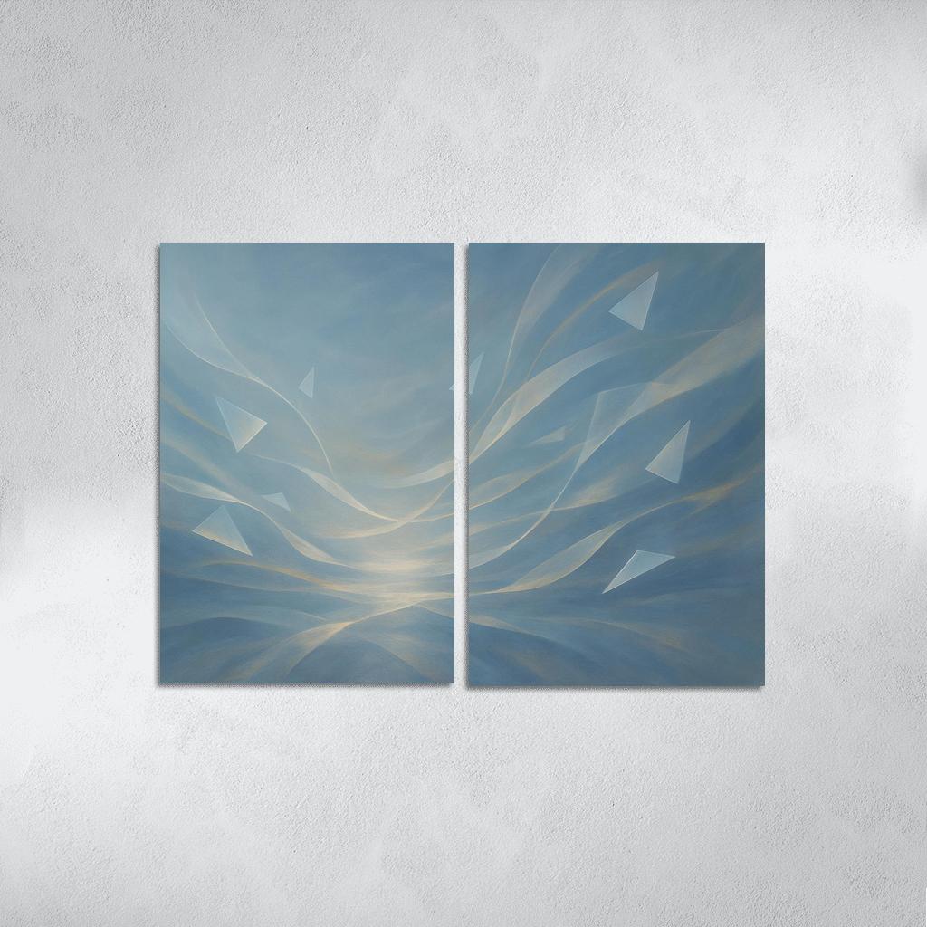 Symphony Of Unspoken Horizons canvas paintings frame