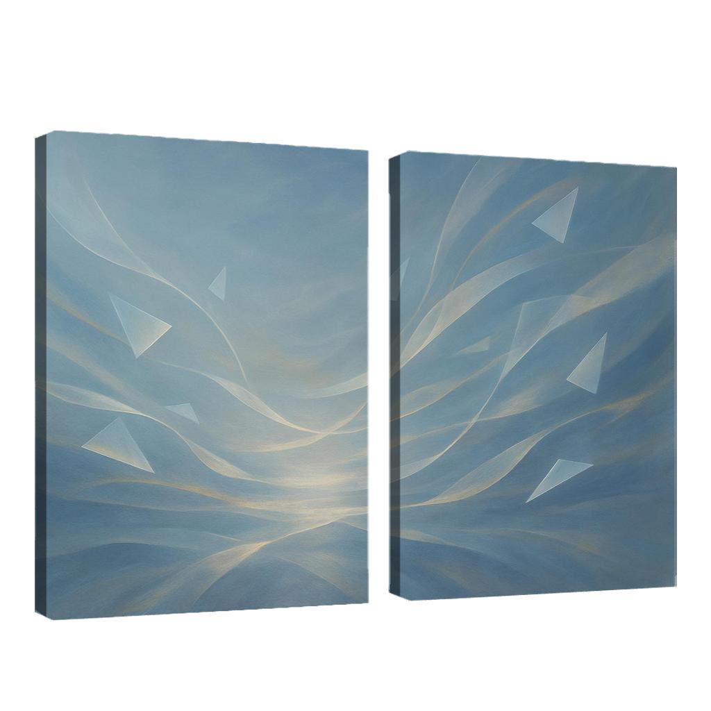 Symphony Of Unspoken Horizons canvas paintings frame
