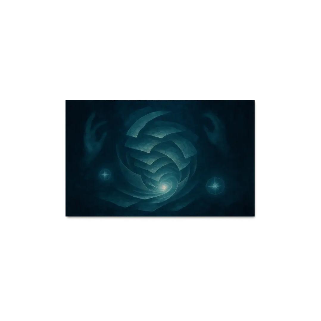 Cartography Of Quiet Storms abstract paintings frame