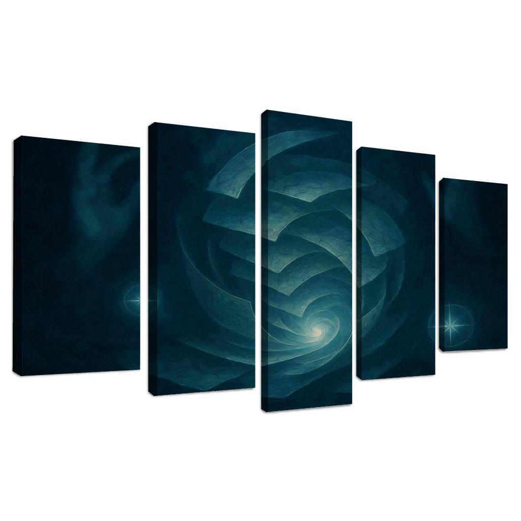 Cartography Of Quiet Storms abstract paintings frame