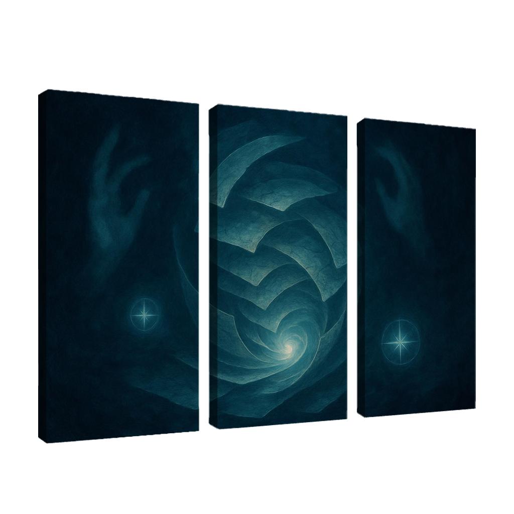 Cartography Of Quiet Storms abstract paintings frame