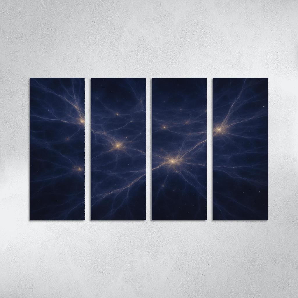 Whispers From The Cosmic Web modern paintings frame