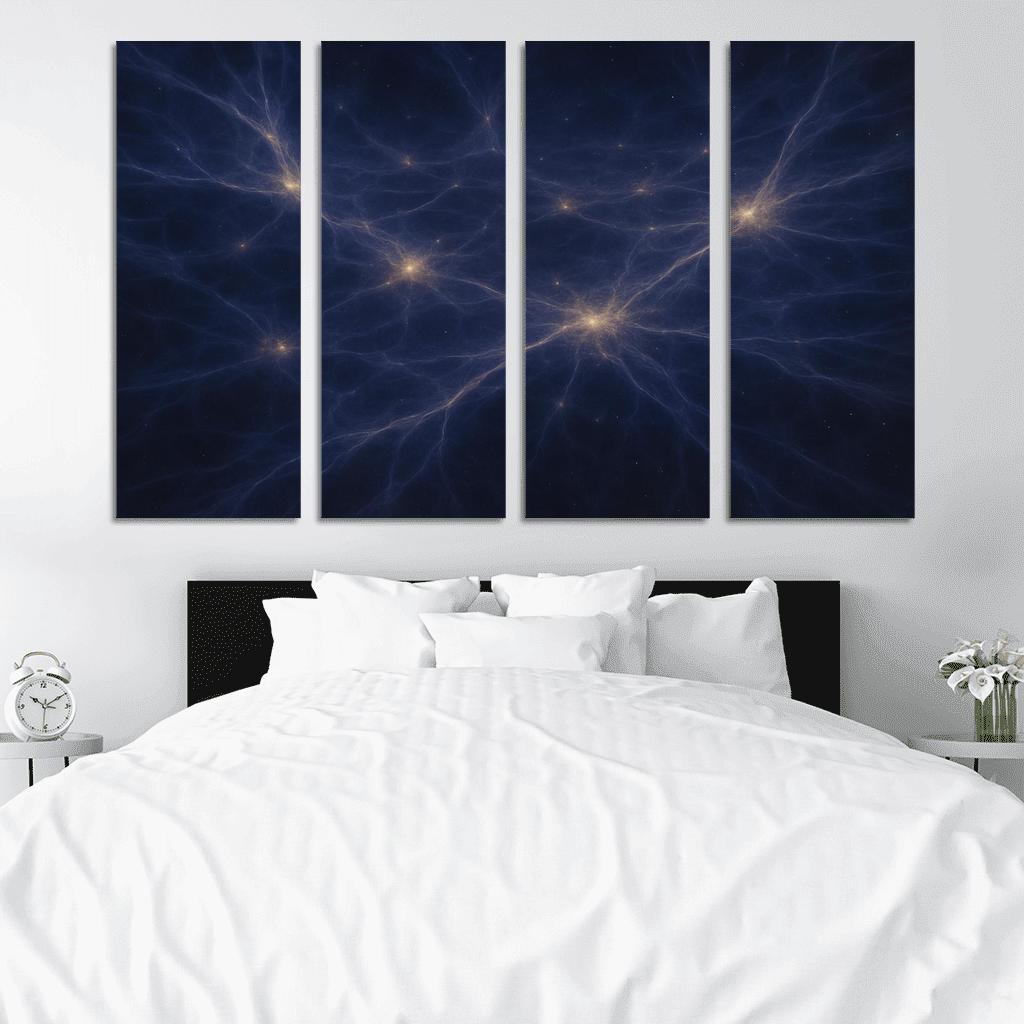 Whispers From The Cosmic Web modern paintings frame