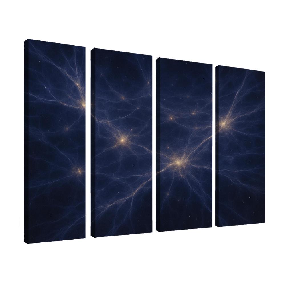 Whispers From The Cosmic Web modern paintings frame