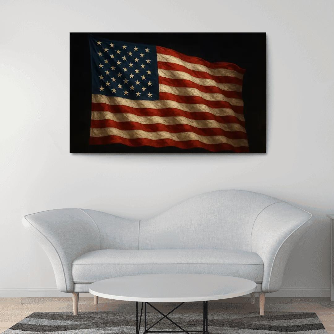 Starred Stripes Of Quiet Resolve decor