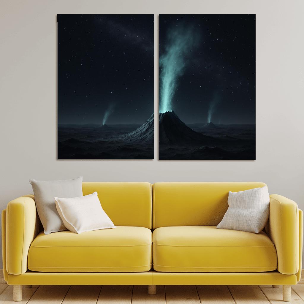 Ice Volcanoes On A Rogue World art trends
