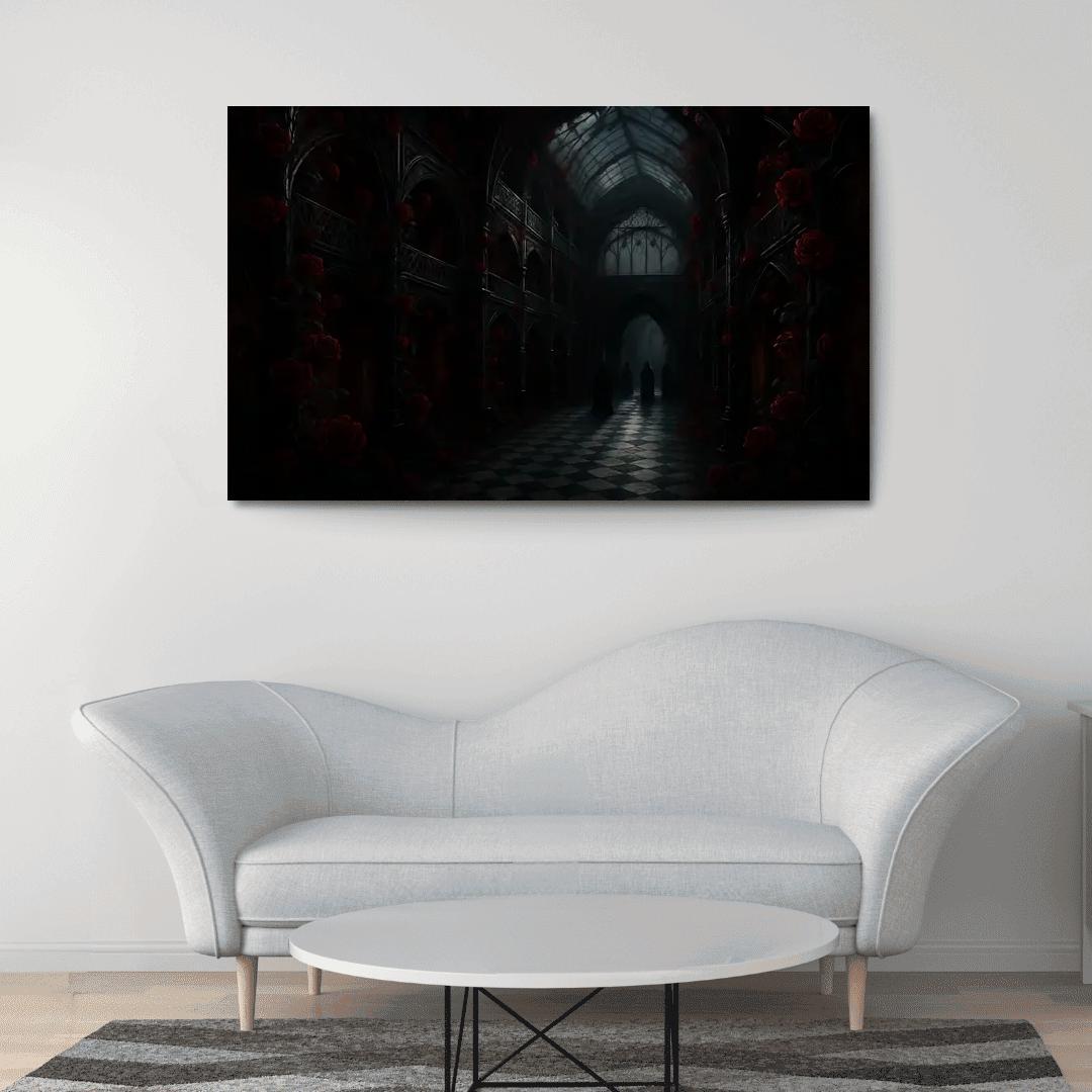 The Nocturne Rose Atrium decor