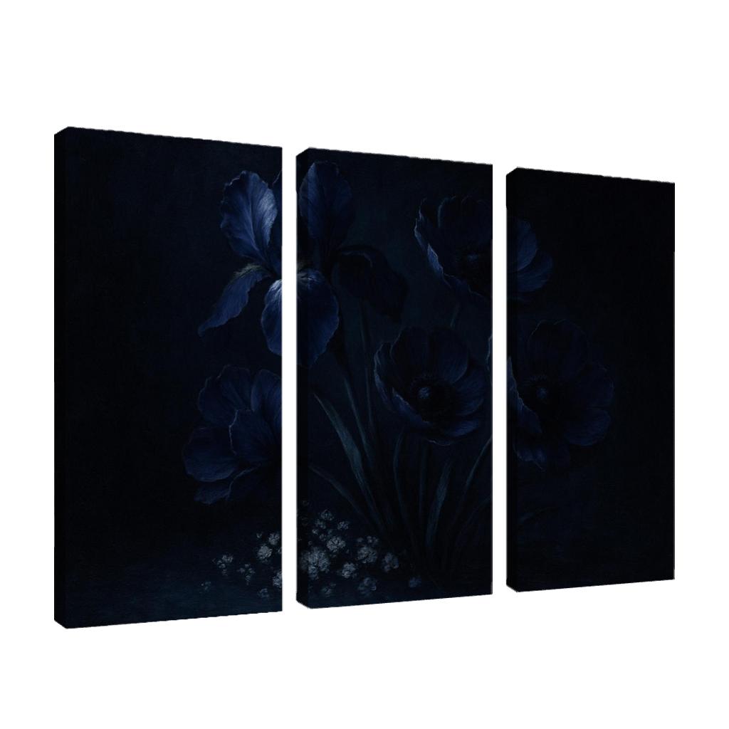 Nocturne Of Indigo Petals wall art
