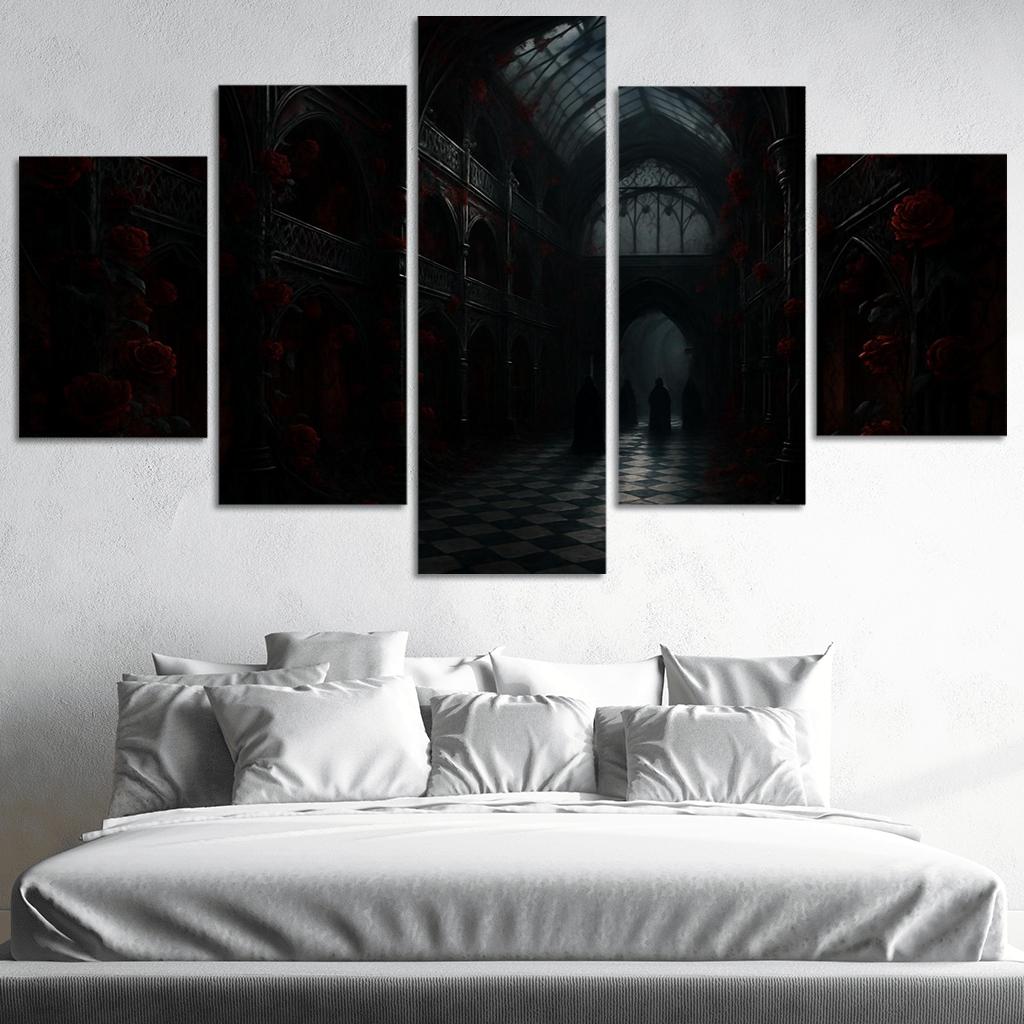 The Nocturne Rose Atrium decor
