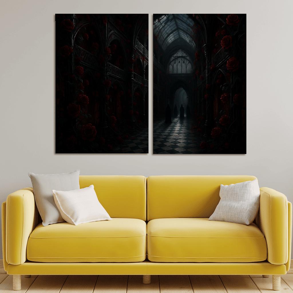 The Nocturne Rose Atrium decor