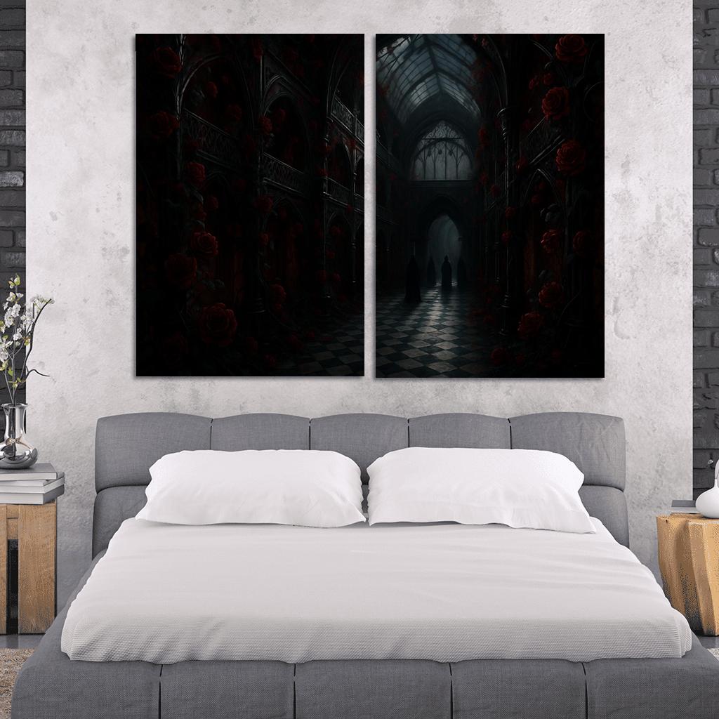 The Nocturne Rose Atrium decor