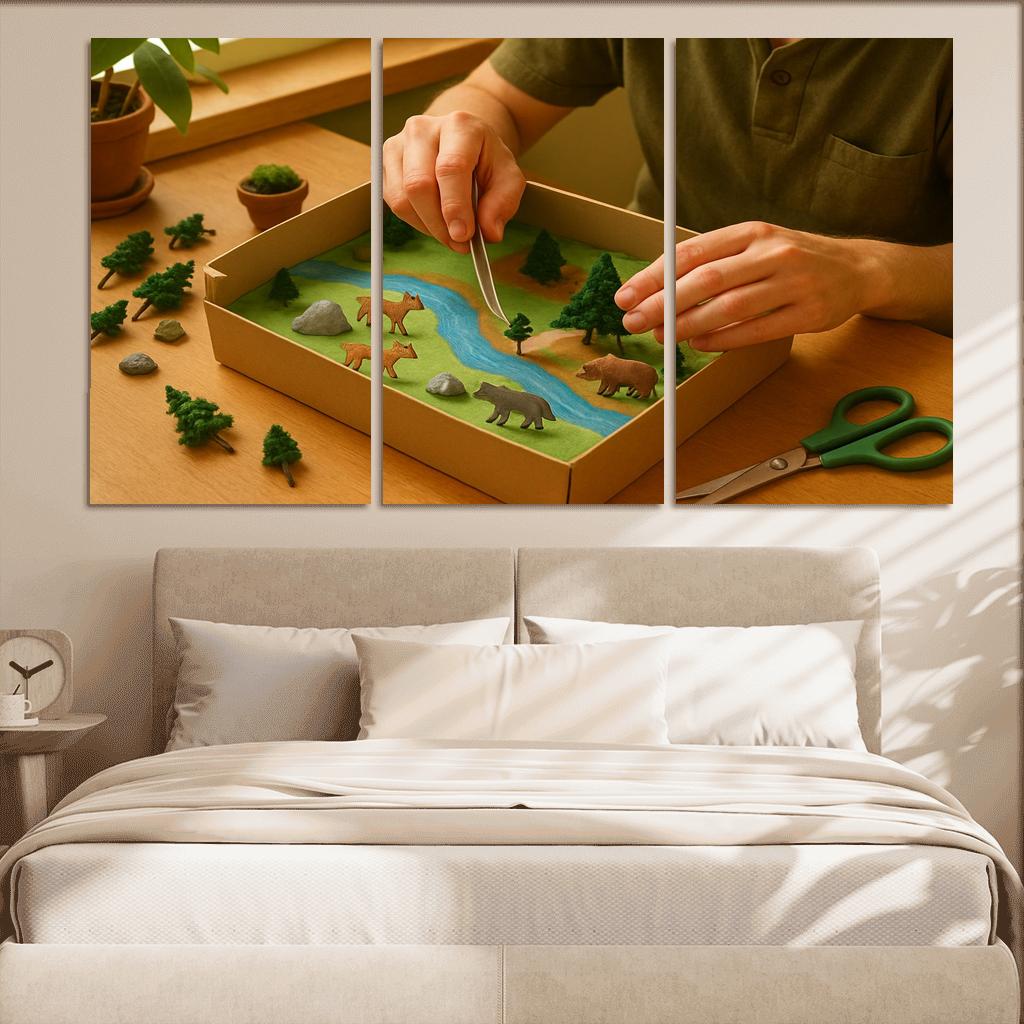 Miniature Habitat Restoration Dioramas home decor